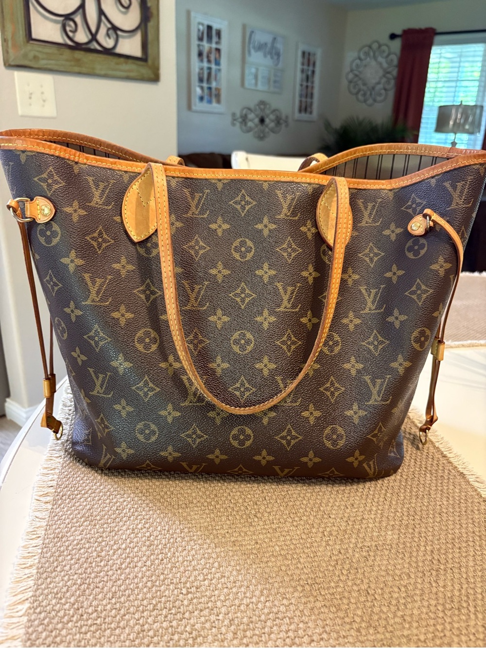 Louis Vuitton Monogram Neverfull MM & pouch